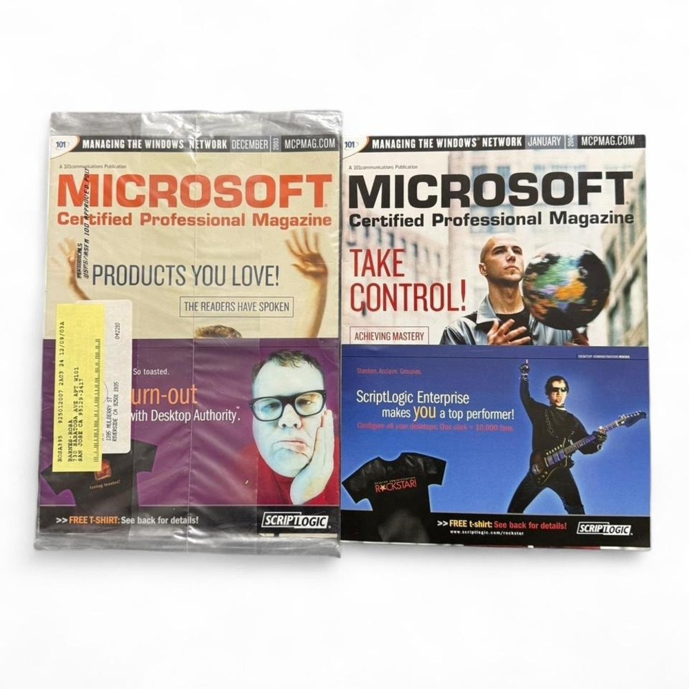 Microsoft Certified Professional Magazine bundle, 2003